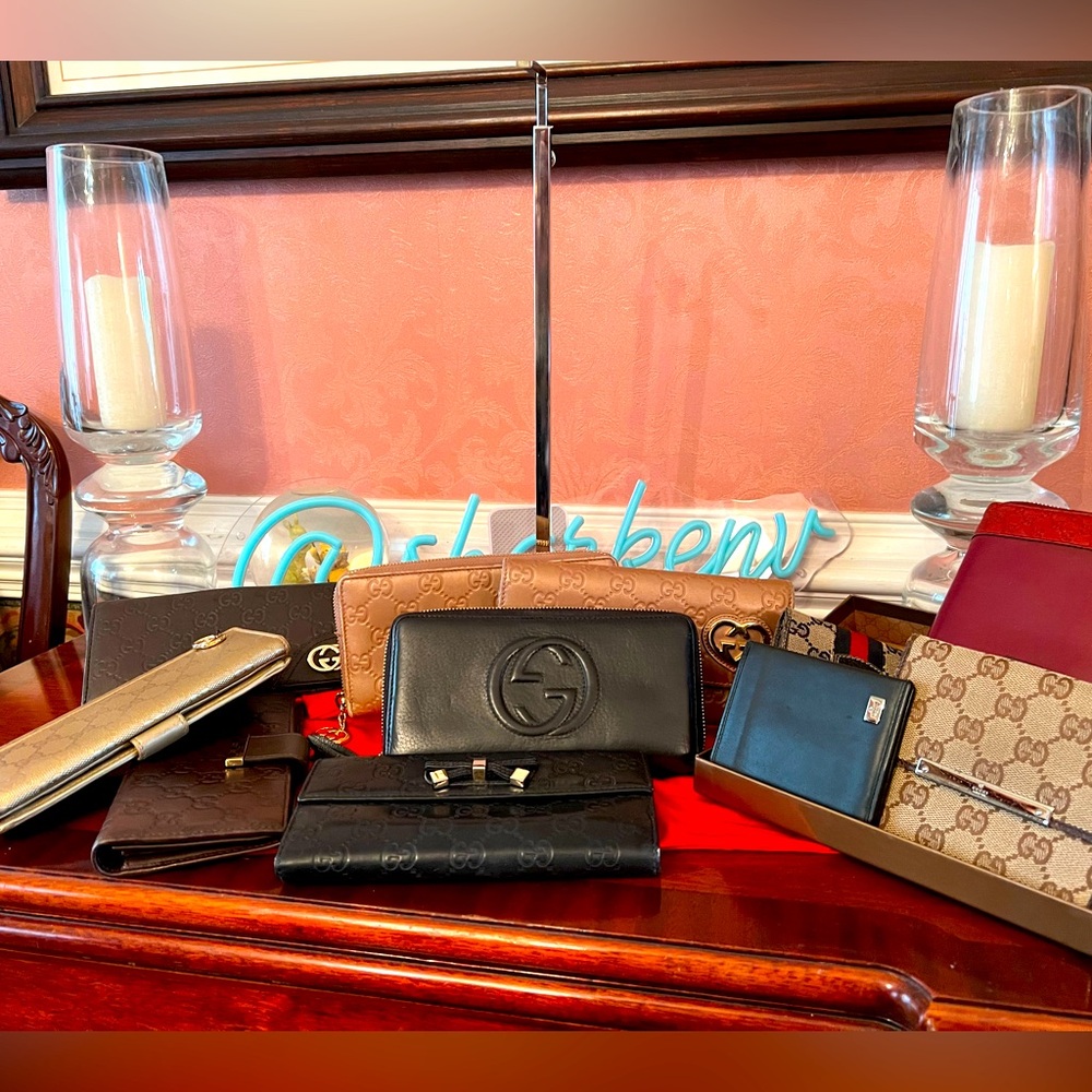 Gucci - Eleven (11) Wallets- Re-sellers Bundle